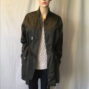 Sam Edelman Satin Baseball Bomber Size M, NWT